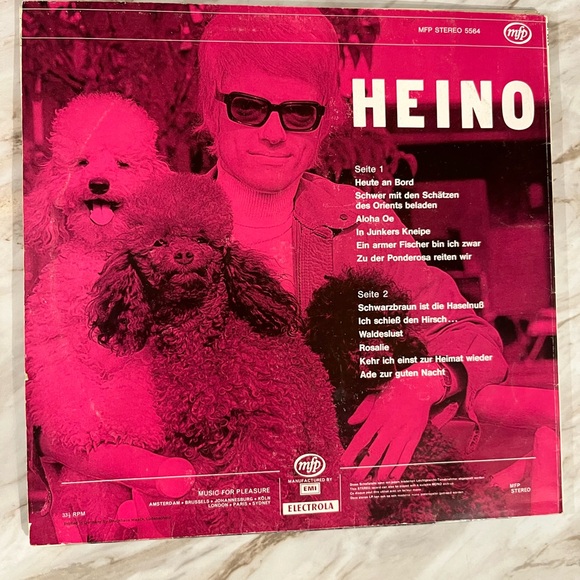 2 HEINO Vinyl MFP Germany Lp’s Music For Pleasure - Picture 4 of 9